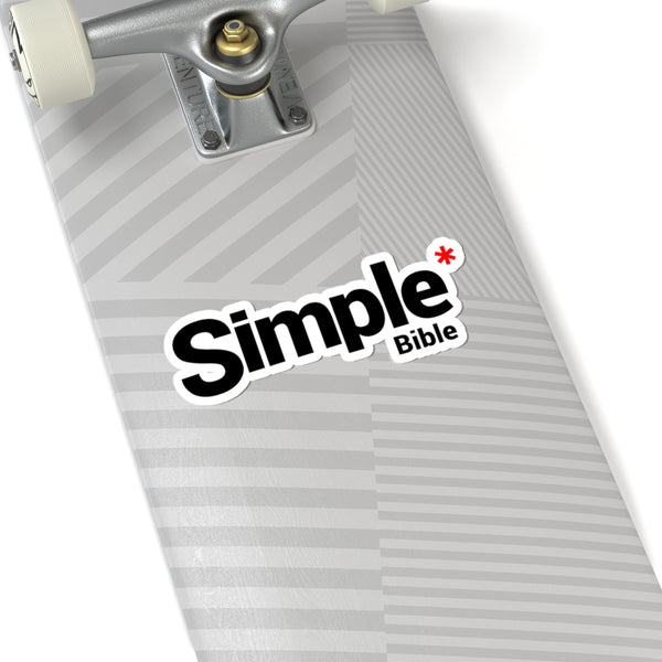 The Simple Bible Classic Sticker - Red