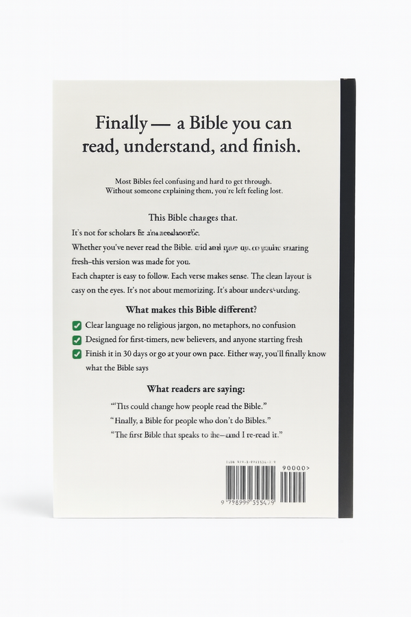 The Simple Bible: Flagship Edition - Hardback