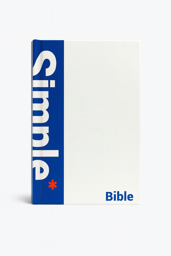 The Simple Bible: Blue Edition - Hardback