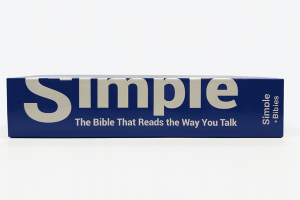The Simple Bible: Blue Edition - Hardback