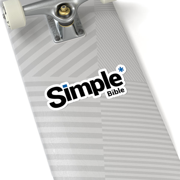 The Simple Bible Classic Sticker - Blue