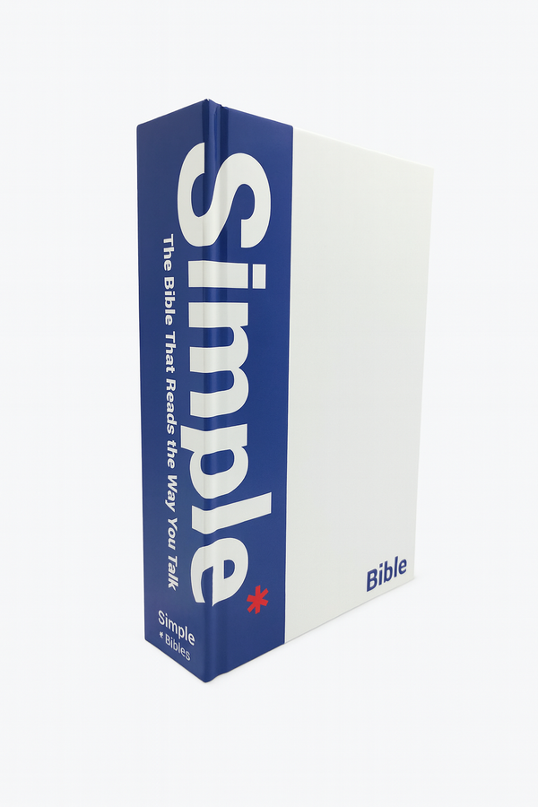 The Simple Bible: Blue Edition - Hardback