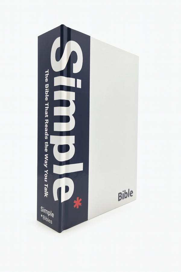 The Simple Bible: Navy Edition - Hardback