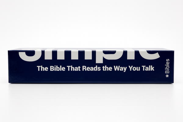 The Simple Bible: Navy Edition - Hardback